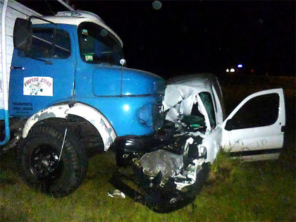 Camionero chivilcoyano involucrado en grave accidente