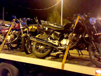 La Policía Comunal secuestra 10 motos en varios operativos