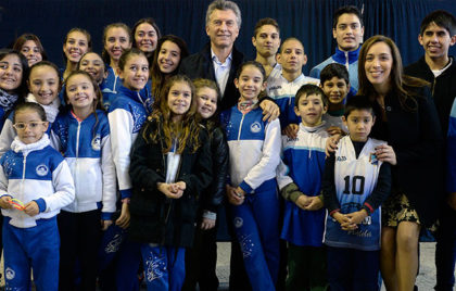 Mauricio Macri y María Eugenia Vidal anunciaron la “Tarifa Social Para Clubes”