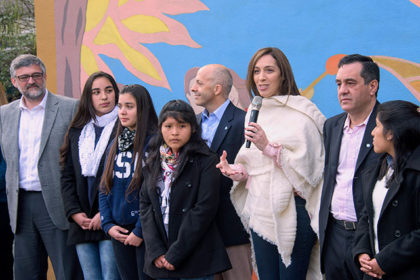 María Eugenia Vidal lanzó el programa «Abanderados»