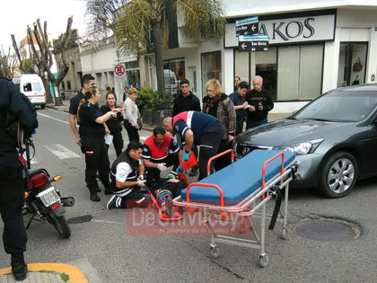 Una oficial de Policía resultó con lesiones leves en un accidente ocurrido esta mañana item-thumbnail