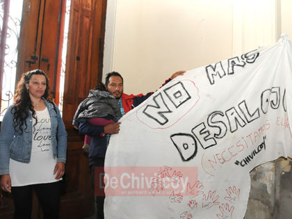 Ayer: Intensa jornada se vivió en el Palacio Municipal ante un inminente desalojo
