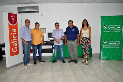 El SUM de La Rica recibió cinco computadoras
