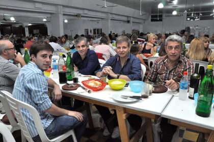Britos participó de una cena en La Rica