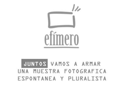 Se realizará una muestra fotográfica del proyecto “Efímero”