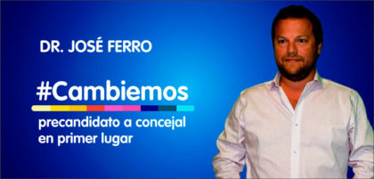 José Ferro encabezara la lista de Cambiemos en Chivilcoy