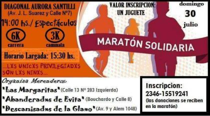 La Secretaría de Seguridad se suma a la campaña de la “Maratón Solidaria”