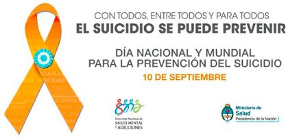 10 de septiembre: Día Mundial para la Prevención del Suicidio