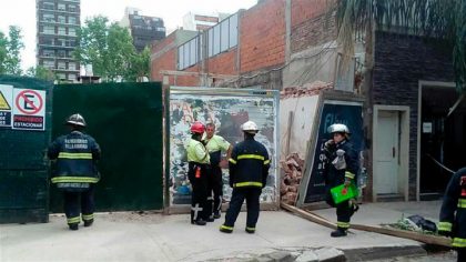 Dos muertos por un derrumbe en una obra en construcción en Villa Crespo