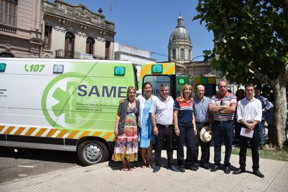 Chivilcoy recibió dos ambulancias para avanzar en la implementación del SAME con la Provincia