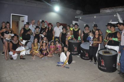 Noche de carnaval en el Club Huracán