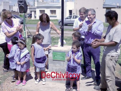 El intendente Guillermo Britos inauguró la nueva Plaza “René Favaloro” en el Barrio Procrear I [Video]