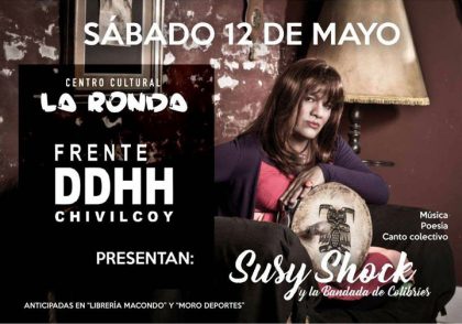 Susy Shock se presenta por primera vez en Chivilcoy