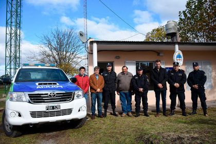 Nuevo móvil y mejoras para el destacamento policial de La Rica
