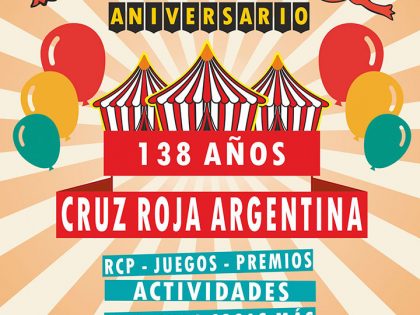 Cruz Roja Argentina celebra sus 138 años con una kermesse en la plaza seca «La Perla del Oeste»