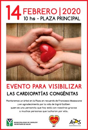 <span style='color:#f000000;font-size:14px;'>SALUD</span><br>El 14 de febrero recordarán el "Día de las cardiopatías congénitas"