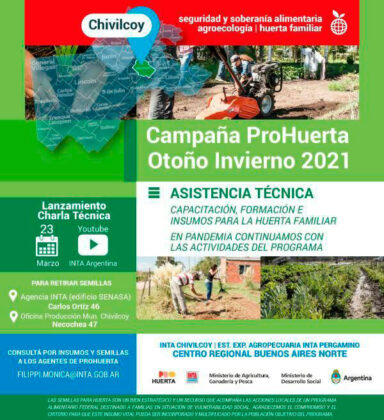 <span style='color:#f000000;font-size:14px;'>PROGRAMA PRO-HUERTA</span><br>Se lanza la campaña otoño-invierno de ProHuerta en Chivilcoy