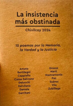 <span style='color:#f000000;font-size:14px;'>CULTURA</span><br>“La insistencia más obstinada”, una edición con 15 poemas de chivilcoyanos que se expresan por la memoria