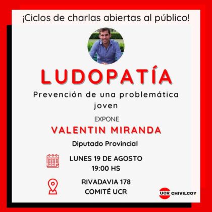 <span style='color:#f000000;font-size:14px;'>LOCALES</span><br>Visita del diputado Valentín Miranda a Chivilcoy: Debate sobre apuestas online y ludopatía juvenil