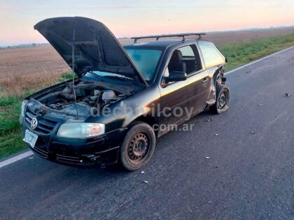 <span style='color:#f000000;font-size:14px;'>POLICIALES</span><br>Colisión en la madrugada en Ruta 5: Conductor del auto implicado registró alcoholemia positiva