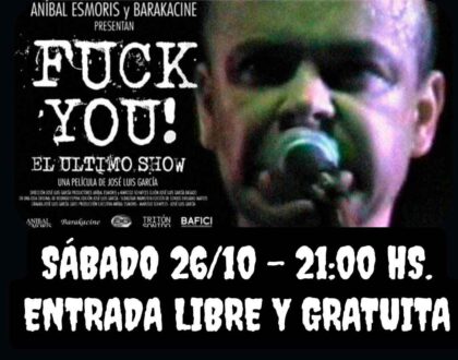 <span style='color:#f000000;font-size:14px;'>LOCALES</span><br>“¡Fuck You! El último show”: El documental de Sumo llega este sábado al Teatro El Chasqui