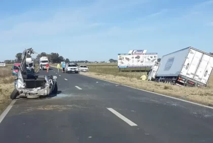 <span style='color:#f000000;font-size:14px;'>POLICIALES</span><br>Otro accidente fatal en Ruta 5: Falleció una mujer tras un mes de internación