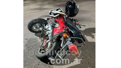 <span style='color:#f000000;font-size:14px;'>SINIESTRO VIAL</span><br>El motociclista accidentado anoche continúa con pronóstico reservado y estado crítico