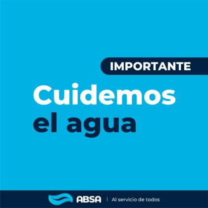 <span style='color:#f000000;font-size:14px;'>LOCALES</span><br>ABSA informa | Chivilcoy: extrememos el cuidado del agua