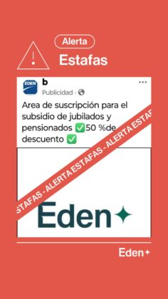 <span style='color:#f000000;font-size:14px;'>SEGURIDAD</span><br>Estafas en nombre de EDEN: la empresa brinda recomendaciones para identificar el fraude y no caer en la trampa