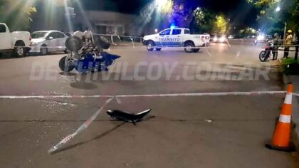 <span style='color:#f000000;font-size:14px;'>POLICIALES</span><br>Adolescente resulta herido tras chocar su cuatriciclo contra un vehículo estacionado item-thumbnail