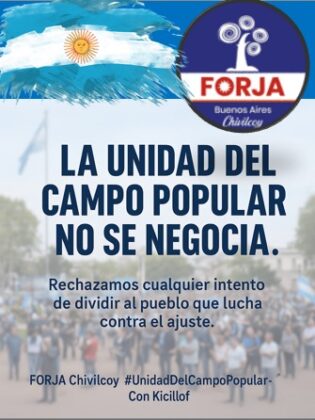 <span style='color:#f000000;font-size:14px;'>PUBLICACIÓN PEDIDA</span><br>Comunicado de prensa de Forja Chivilcoy <span style='color:#f000000;font-size:14px;'>PUBLICACIÓN PEDIDA</span><br>Comunicado de prensa de Forja Chivilcoy