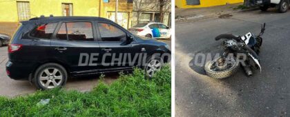 <span style='color:#f000000;font-size:14px;'>LOCALES</span><br>Siniestro vial: Auto y moto involucrados; padre e hijo fueron trasladados al hospital item-thumbnail