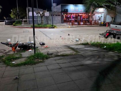 <span style='color:#f000000;font-size:14px;'>LOCALES</span><br>Violento choque entre motos en Avenida Bernardo de Irigoyen item-thumbnail