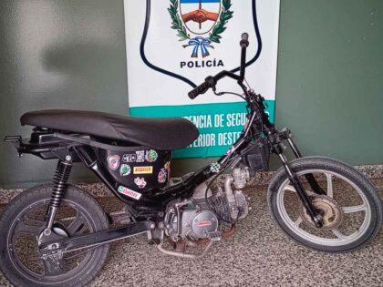 <span style='color:#f000000;font-size:14px;'>POLICIALES</span><br>Un joven fue aprehendido circulando en una motocicleta con pedido de secuestro activo item-thumbnail