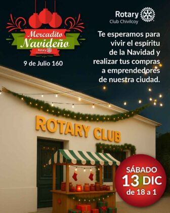 Este sábado: El Rotary Club realizará el Primer Mercadito Navideño item-thumbnail