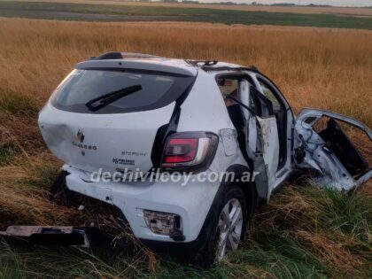 <span style='color:#f000000;font-size:14px;'>POLICIALES</span><br>Choque en la Ruta 5 deja un saldo de cinco personas atendidas por el SAME item-thumbnail