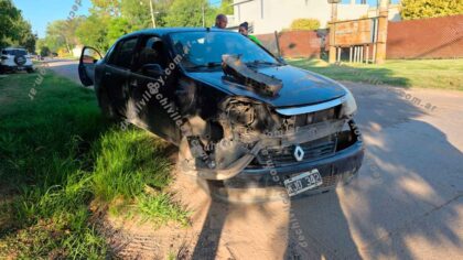 <span style='color:#f000000;font-size:14px;'>Accidente vial</span><br>Choque entre dos autos en Avenida De Tomaso y 508: solo daños materiales
